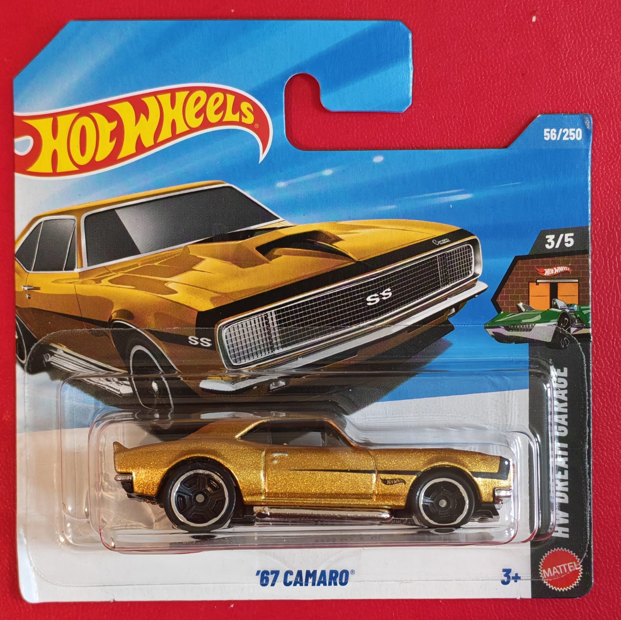 Hot Wheels - '67 Camaro -  HW Dream Garage  - 3/5  - 56/250 - Altın Renk