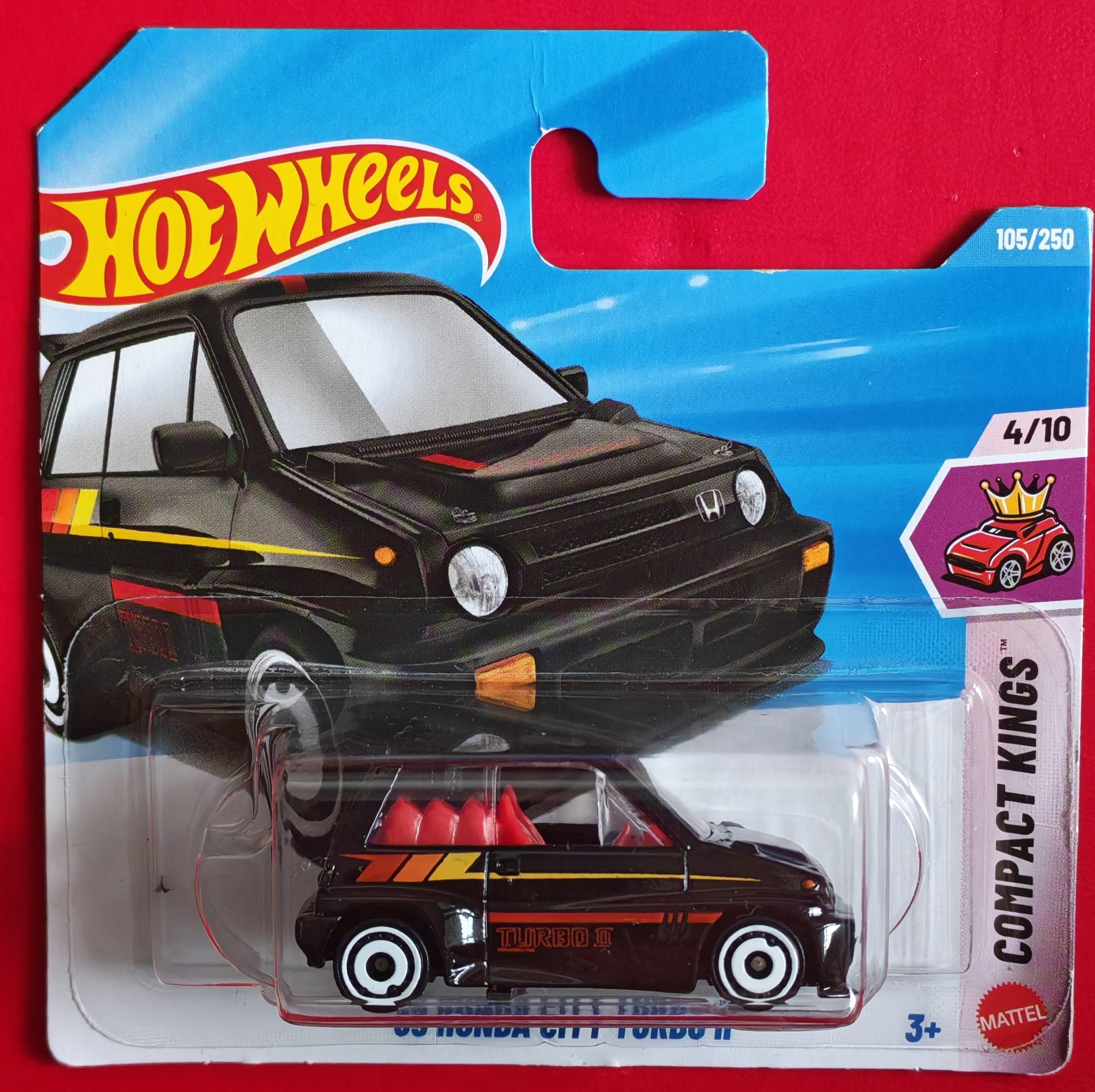 Hot Wheels - 85 Honda City Turbo II - Siyah