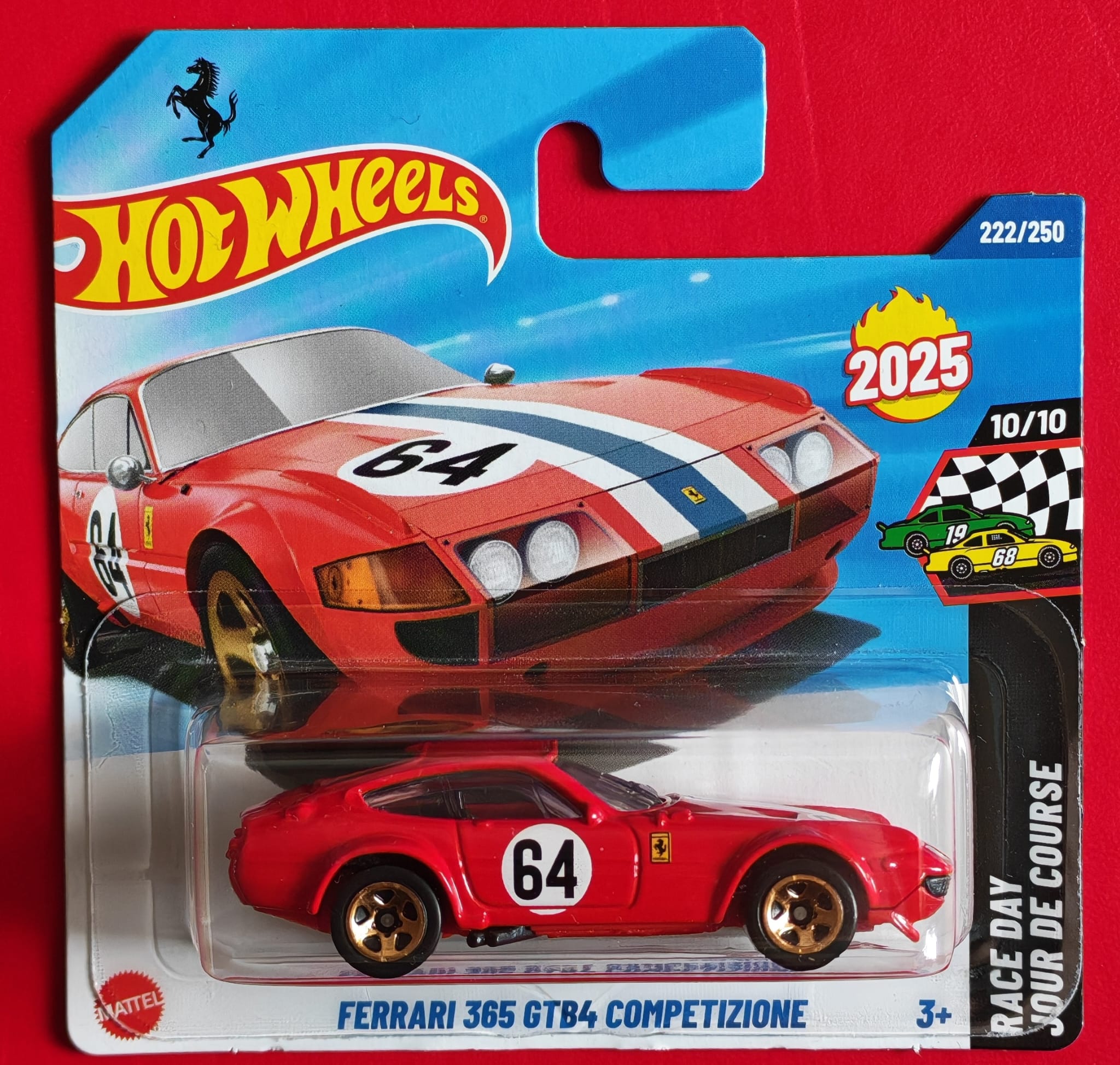 Hot Wheels - Ferrari 365 GTB4 Competizione - red
