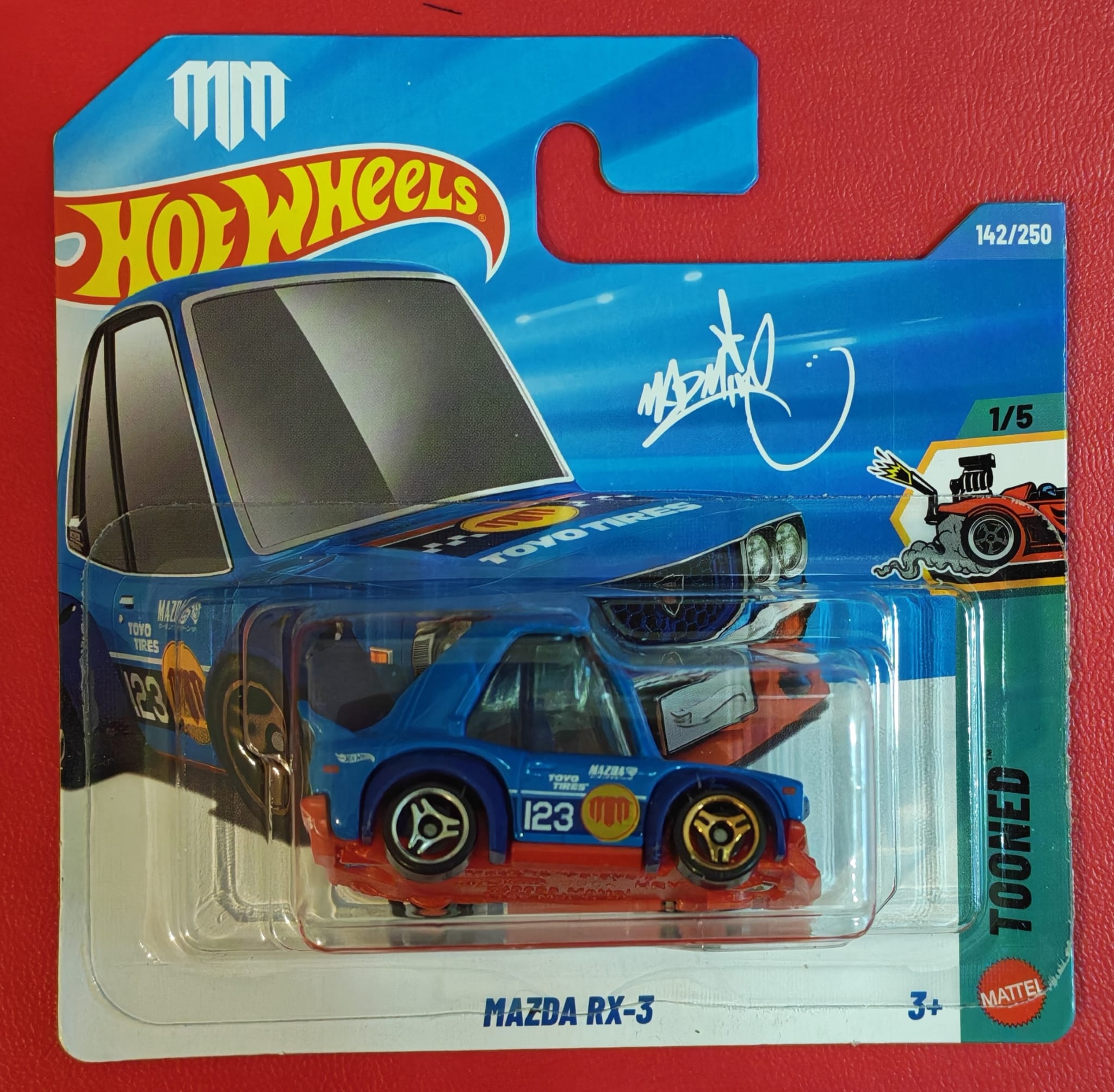 Hot Wheels - Mazda RX-3 | Tooned | Blue | 142/250