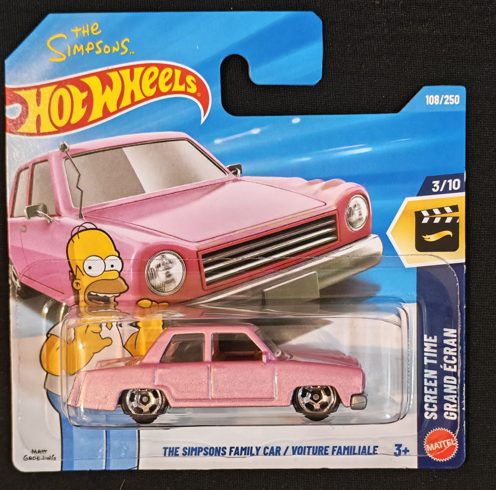 Hot Wheels- The Simpsons Family Car  - JJJ68 (Screen Time)