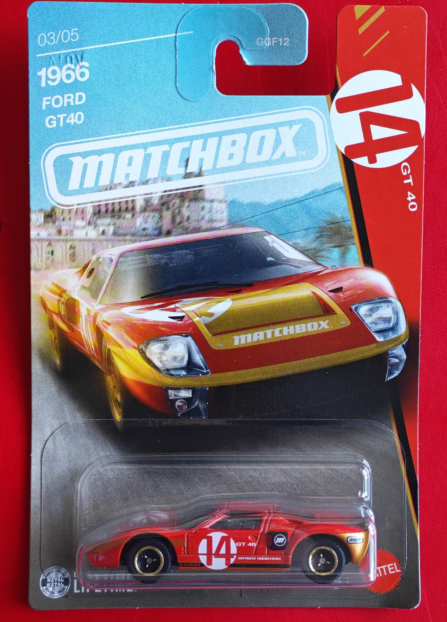 Matchbox -  1966 Ford GT40 (MB995) - 2026