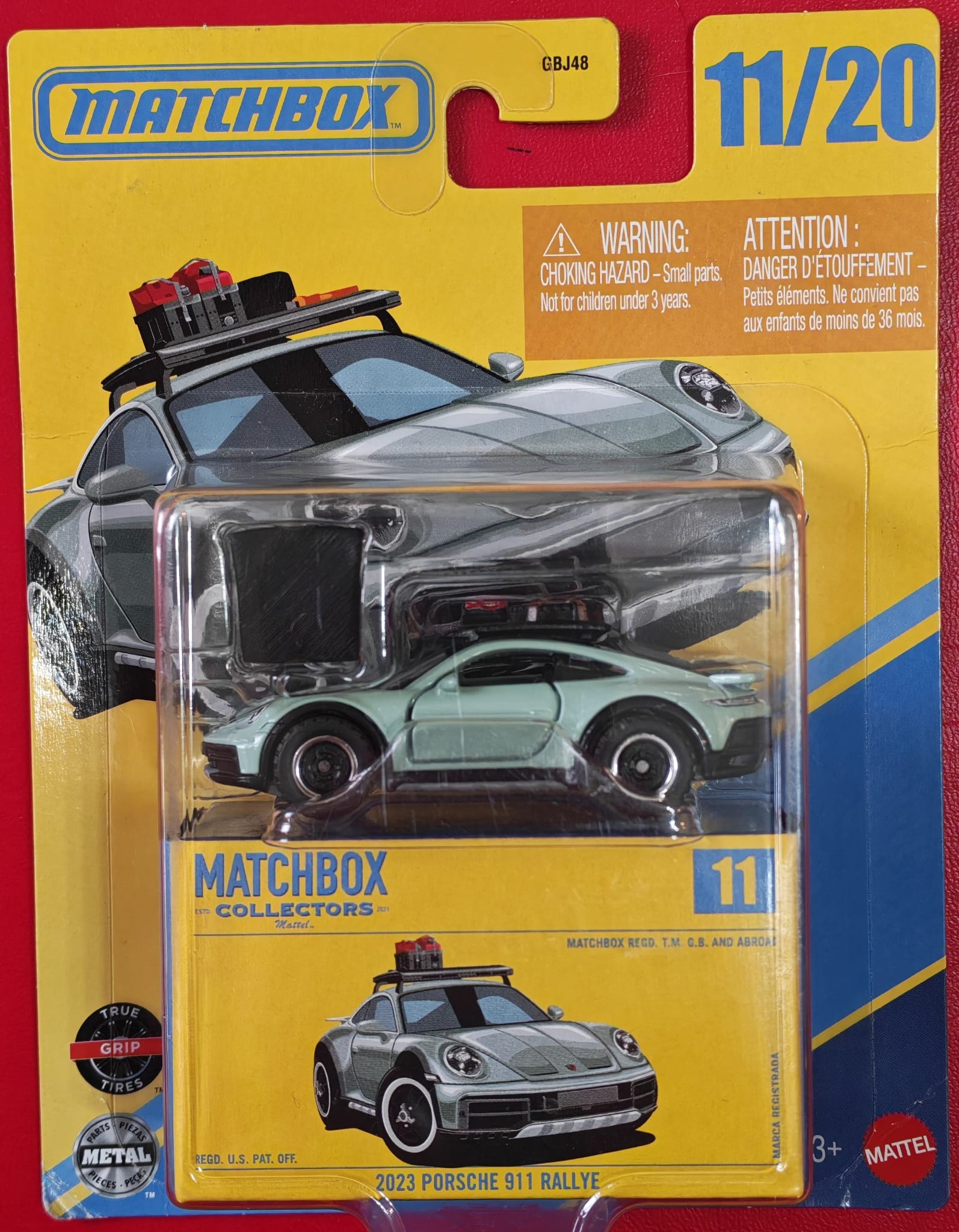 Matchbox - 2023 Porsche 911 Rallye GBJ48 - JCL28