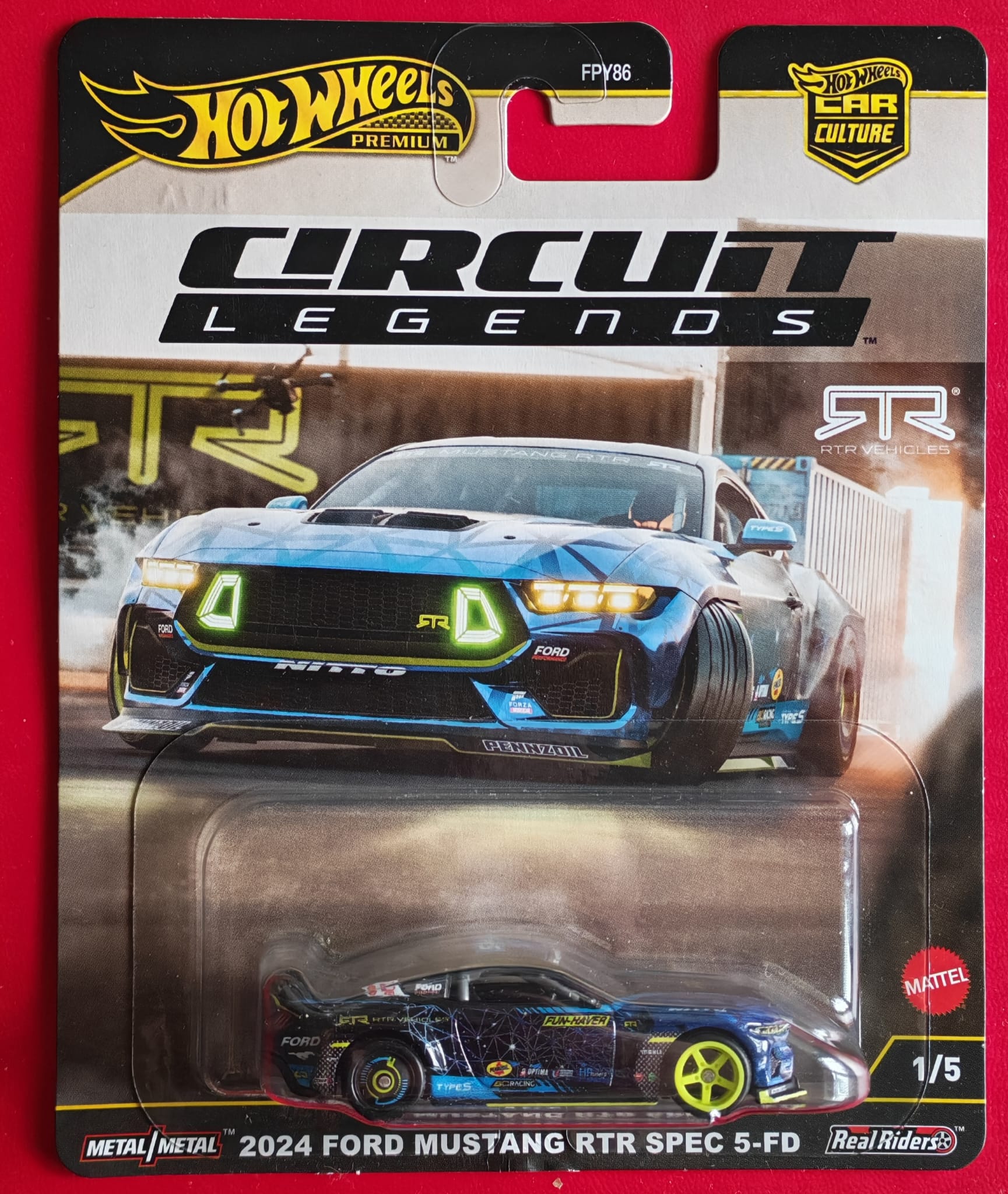 Hot Wheels - 2024 Ford Mustang RTR Spec 5-FD