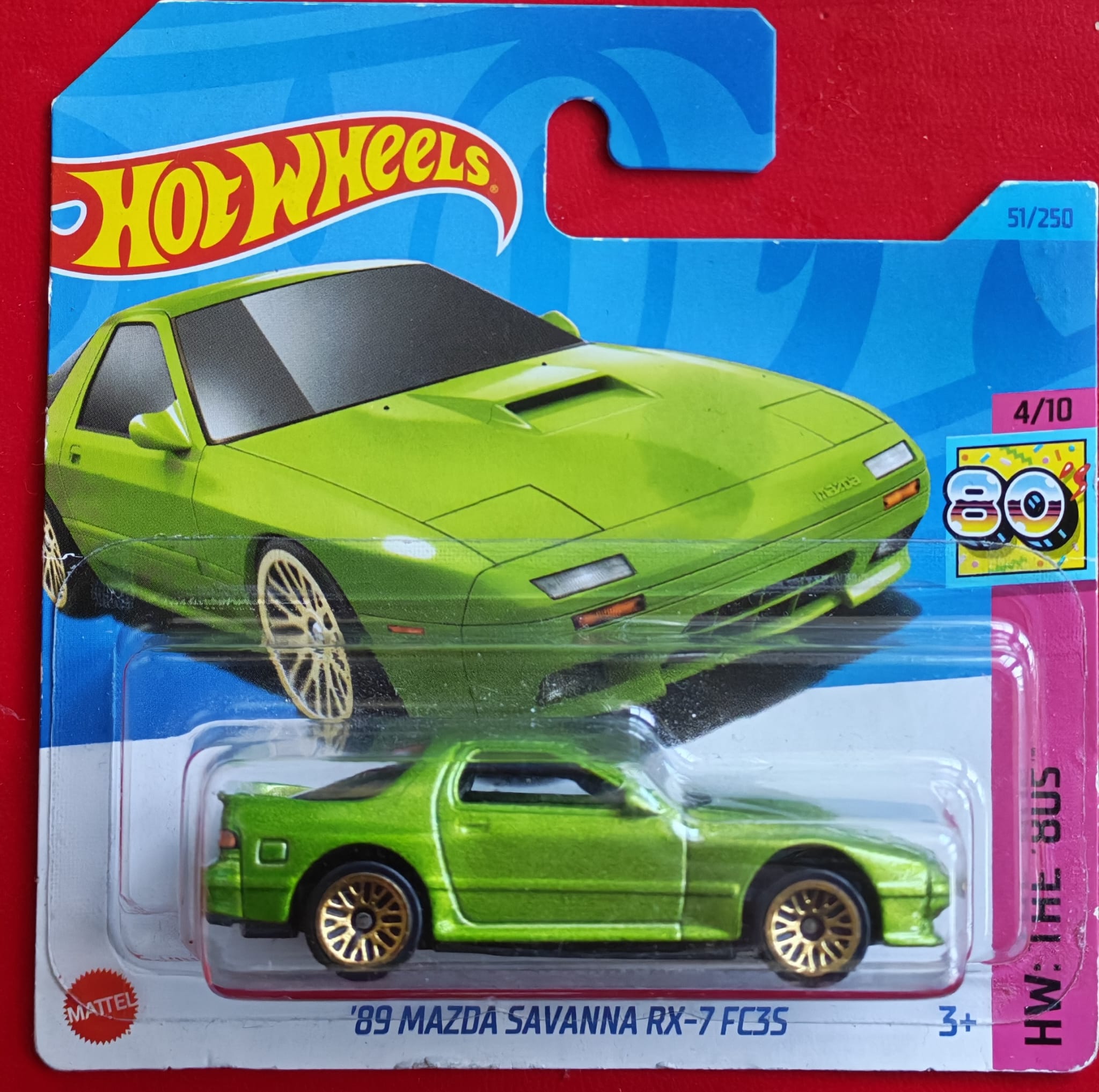 Hot Wheels - '89 Mazda Savanna Rx-7 - Green - 2023