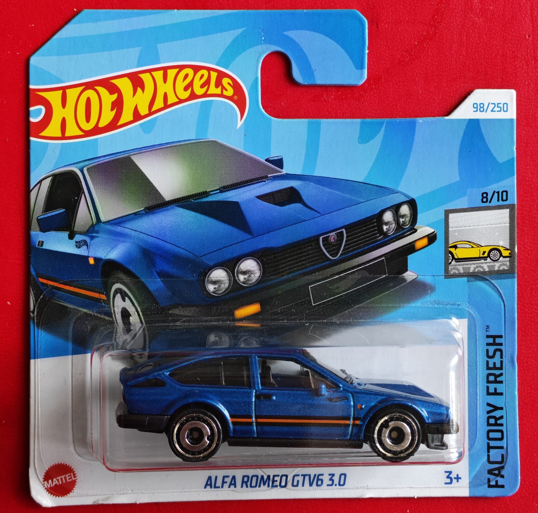 Hot Wheels - Alfa Romeo GTV6 3.0 - Factory Fresh 8/10 - HTC53 -  2024