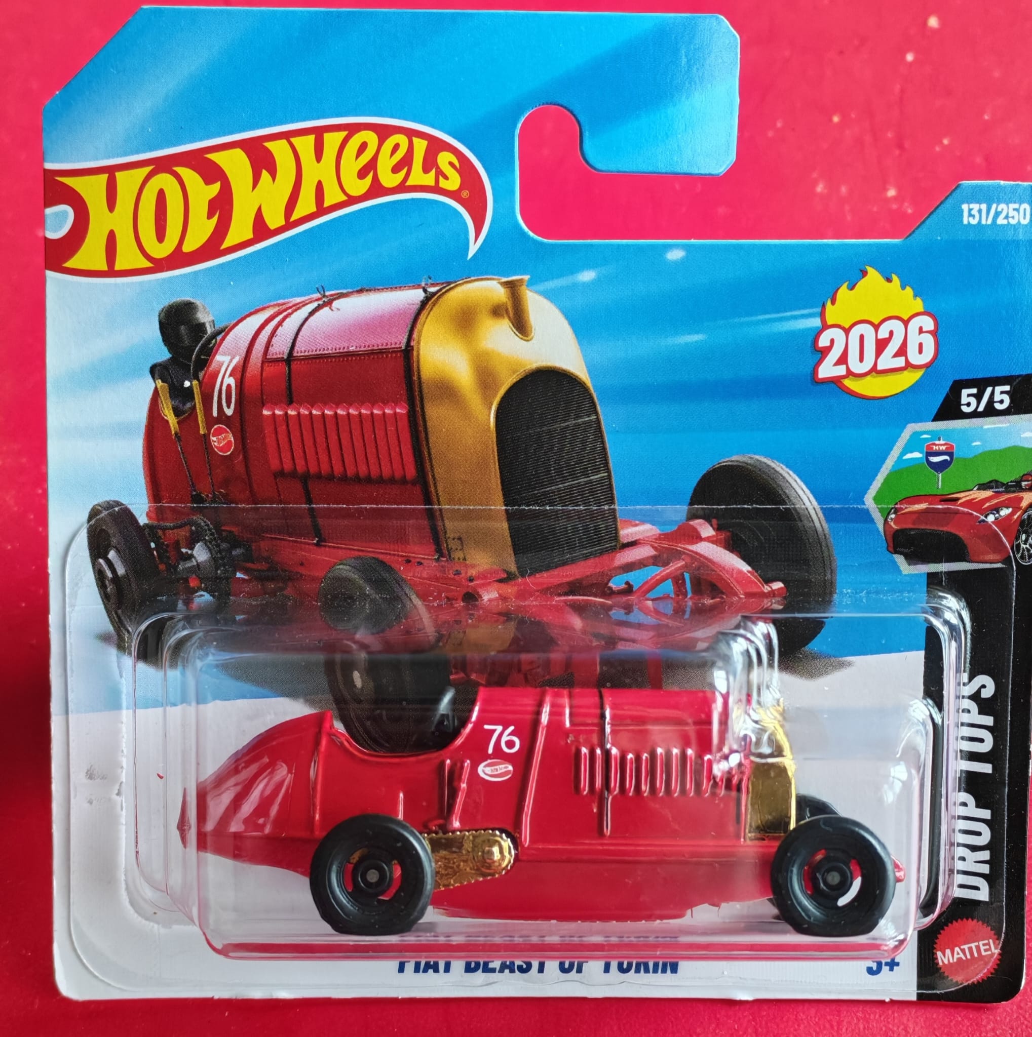 Hot Wheels - Fiat Beast Of Turin JJH48 (Drop Tops) - 2026