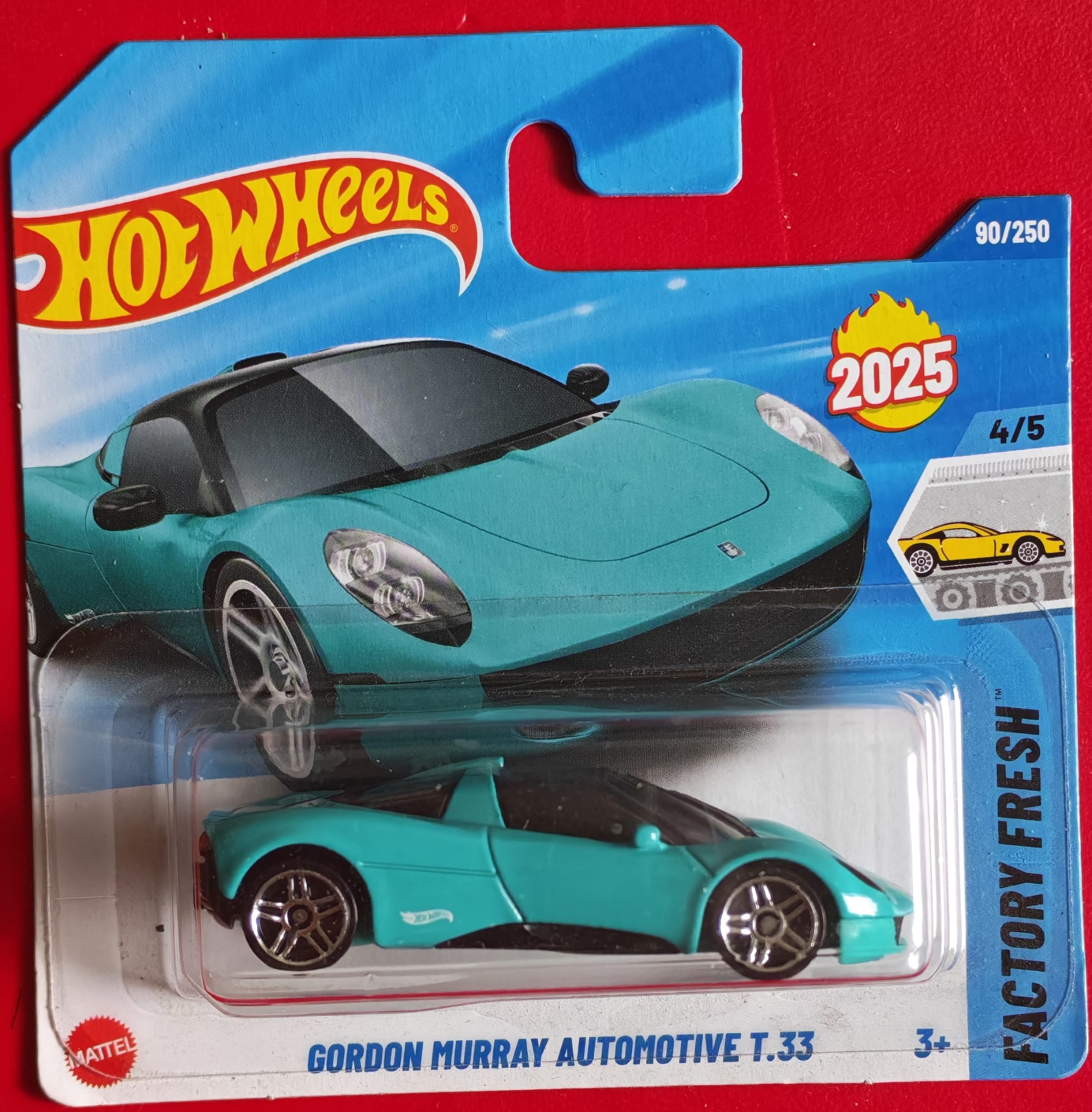 Hot Wheels -  Gordon Murray Automotive T.33 JBB70 - Seafoam