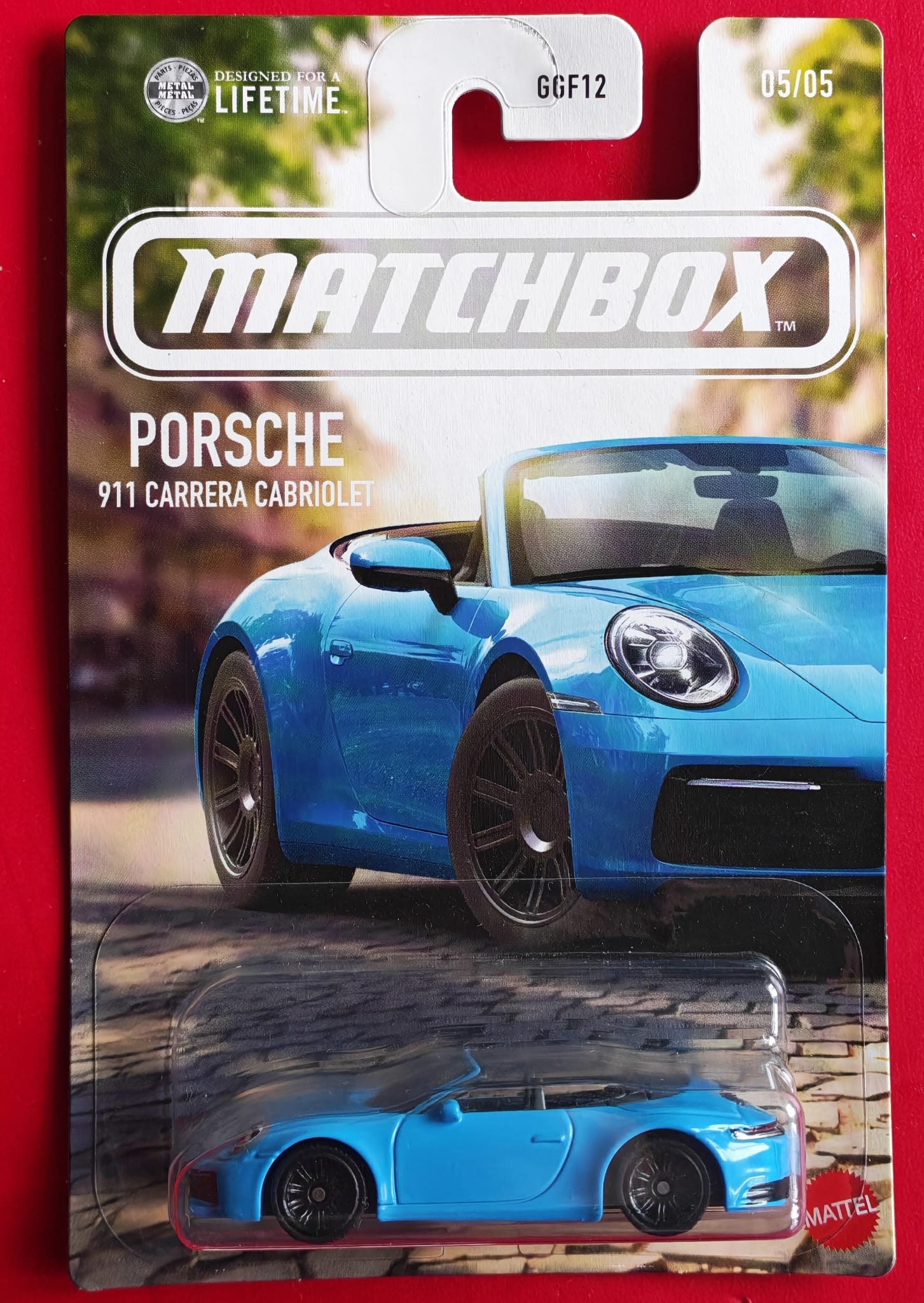 Matchbox - Porsche 911 Carrera Cabriolet - Mavi (1/64) JJR59