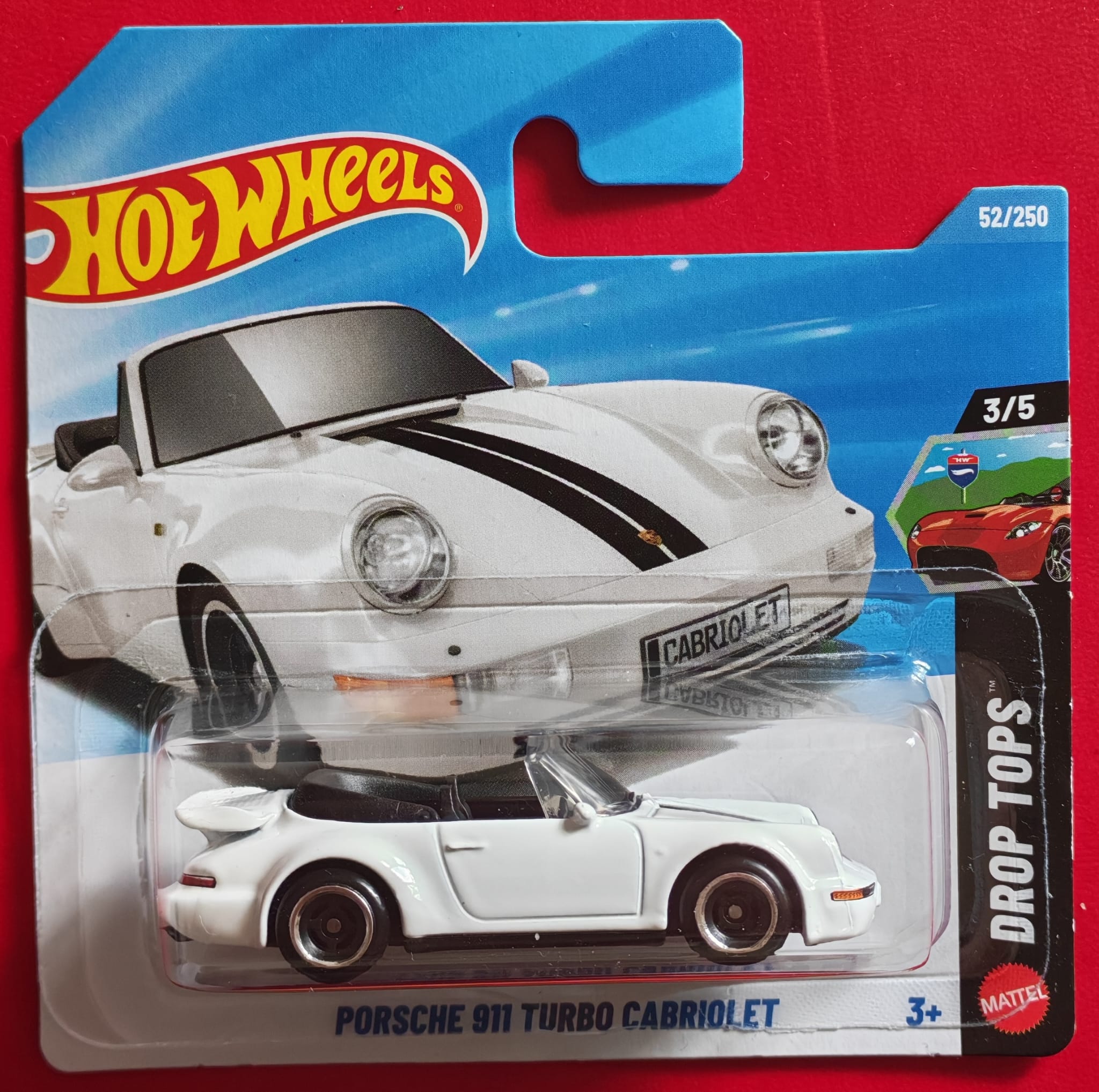 Hot Wheels - Porsche 911 Turbo Cabriolet - White