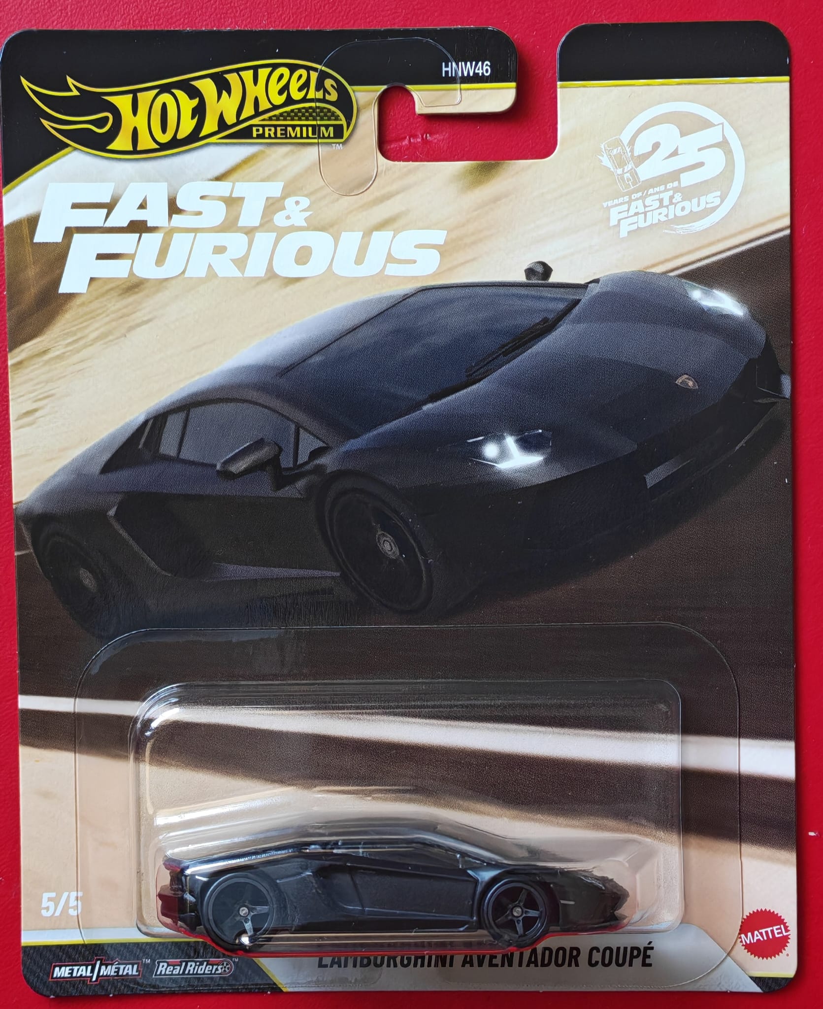 Hot Wheels - Lamborghini Aventador Coupe - Fast & Furious - 25 Years Of