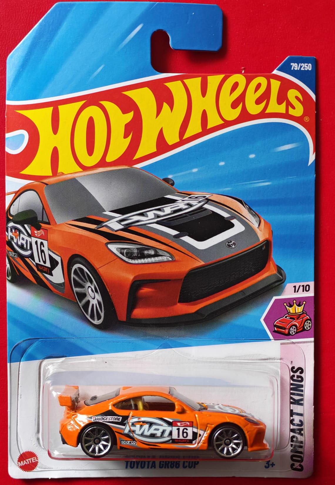 Hot Wheels - Toyota GR86 Cup - 2025 - Orange -  Long Card