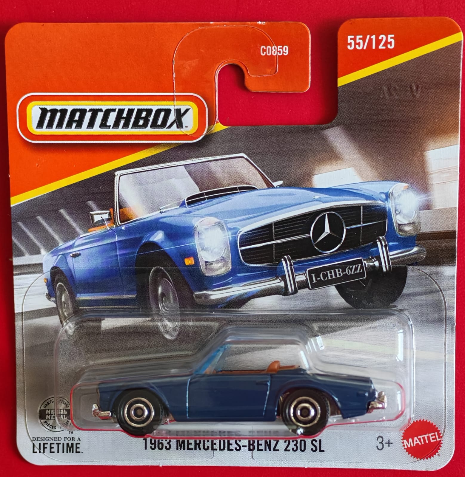 Matchbox - 1963 Mercedes-Benz 230 SL - 2026 - Blue