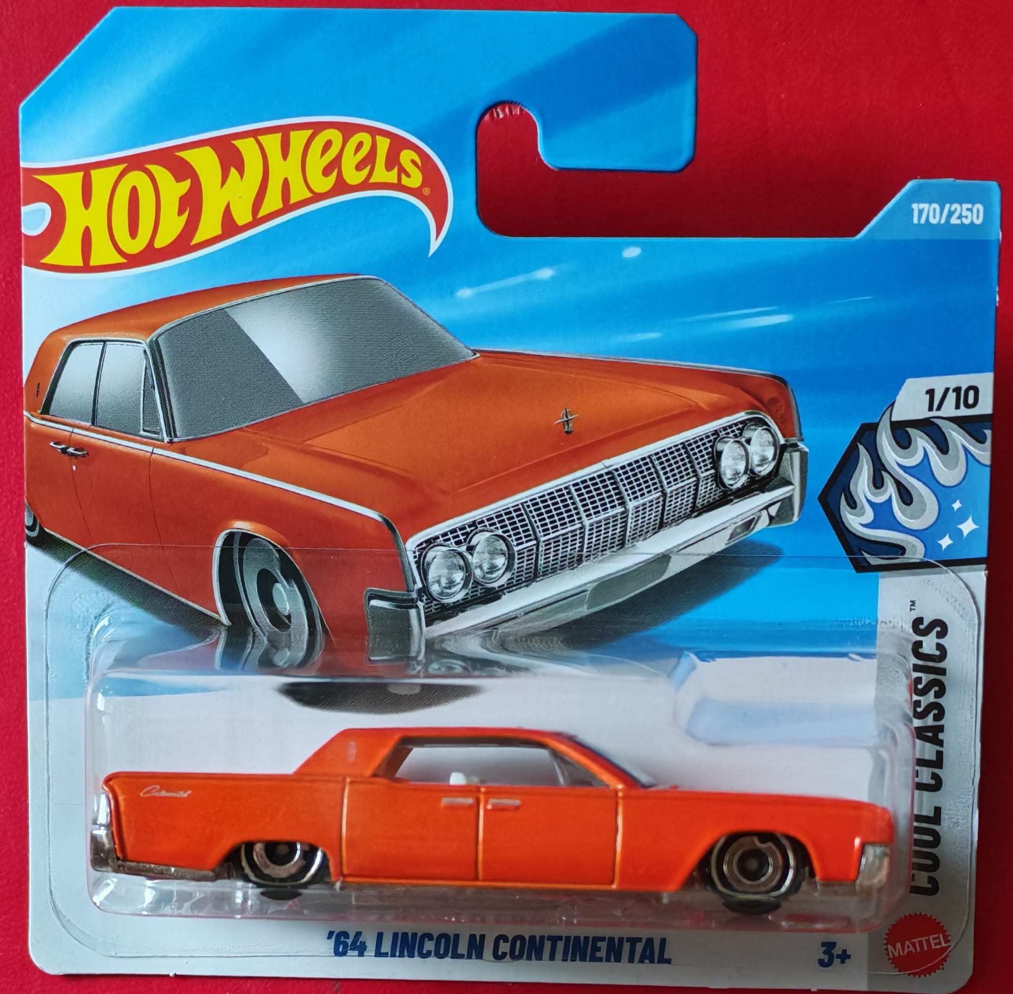 Hot Wheels - '64 Lincoln Continental - orange - 2026