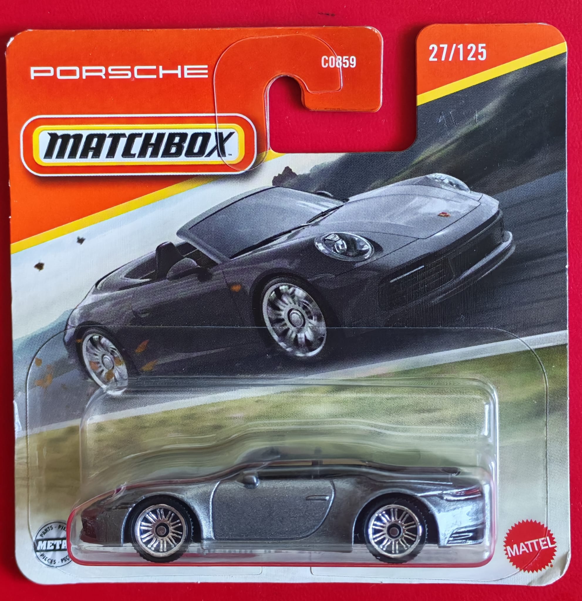 Matchbox - Porsche 911 Carrera Cabriolet - Grey - 2025