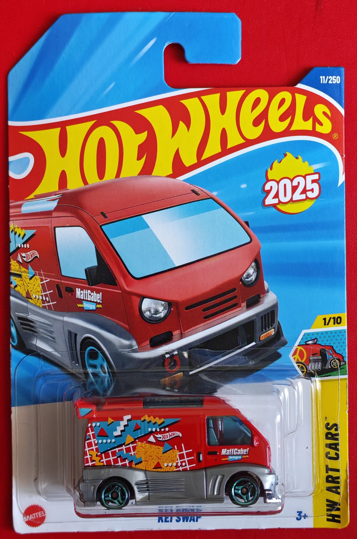 Hot Wheels - Kei Swap - 2025 - HW Art Cars - Long Card