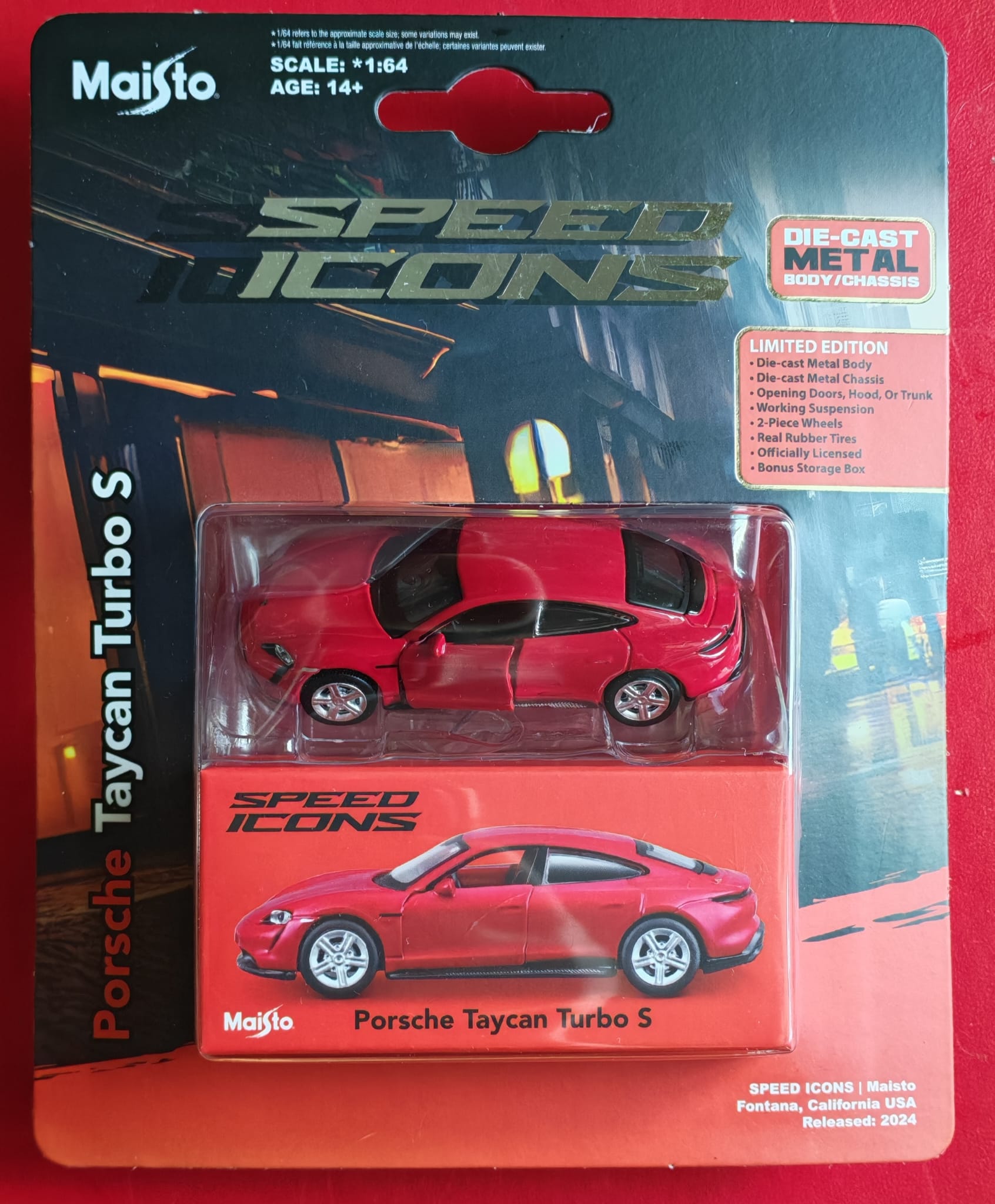 Maisto - Porsche Taycan Turbo S - 2024- Speed Icons