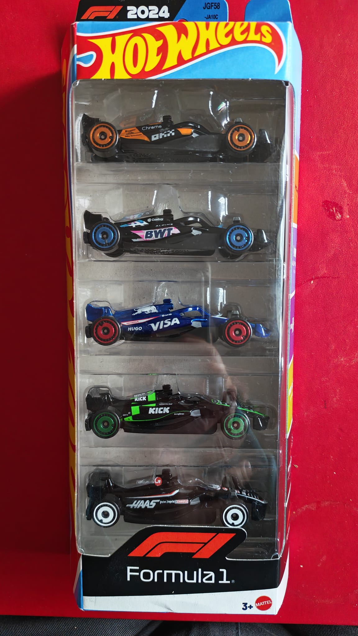 Hot Wheels - Formula 1 - 5'li Araba Seti JGF58